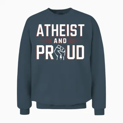 Atheist Skeptic Free Thinker and Secular Humanism Unisex Sweatshirt - Dark Heather