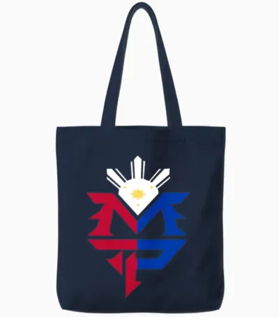 Manny Pacquiao Tote Bags - Navy