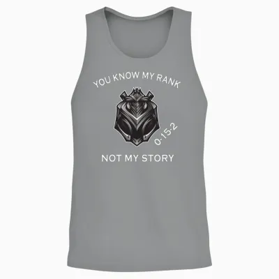 League Iron Feeder Legend Rank Lol Gamer Unisex Tank Top - Sport Grey