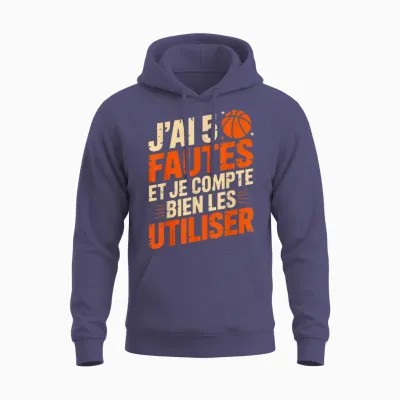 Humour Falls Basketball Gift Men's Basketball Fan Unisex Hoodie - Heather Sport Dark Navy