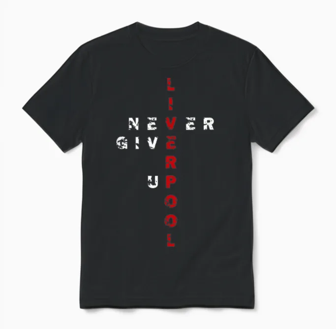Liverpool T-Shirt Gift Liverpool England Great Britain Unisex T-Shirt in Black