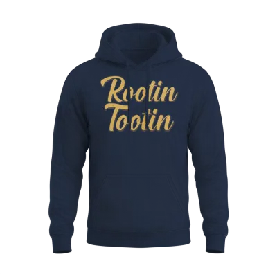 Rootin Tootin Retro Vintage Unisex Hoodie - Navy