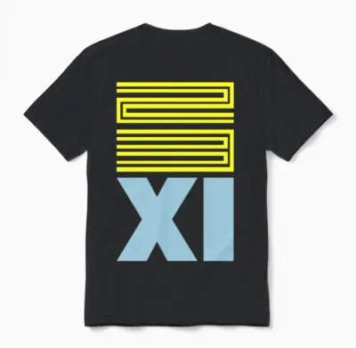 Gamma 23 Retro 11 Jordan Unisex T-Shirt - Black