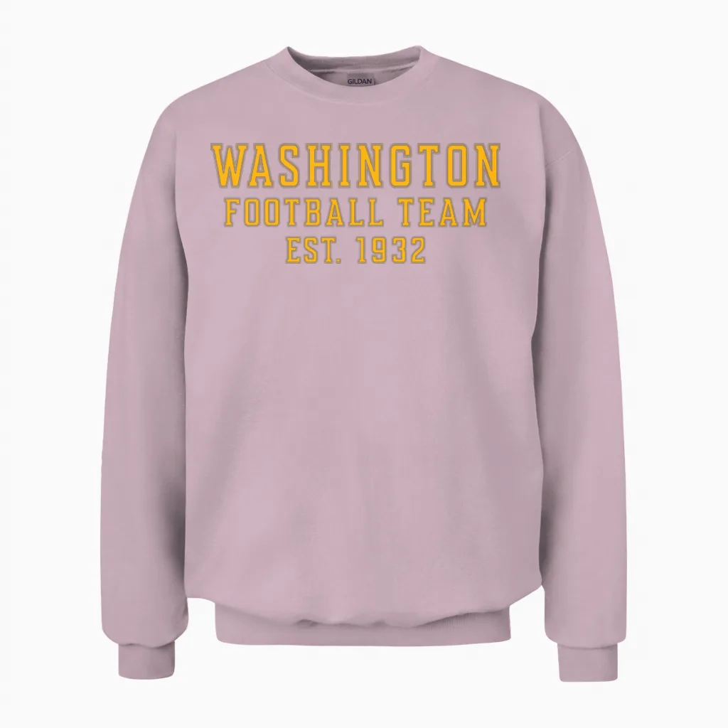 Washington Football Team Unisex Sweatshirt in Light Pink