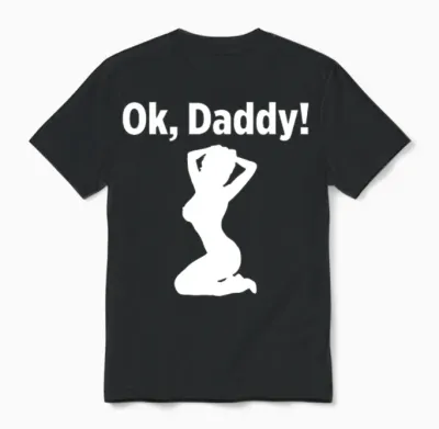 Kinky Slave Wife Bdsm Fetish Daddy Unisex T-Shirt - Black