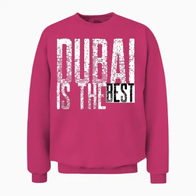 I Love Dubai Unisex Sweatshirt - Heliconia