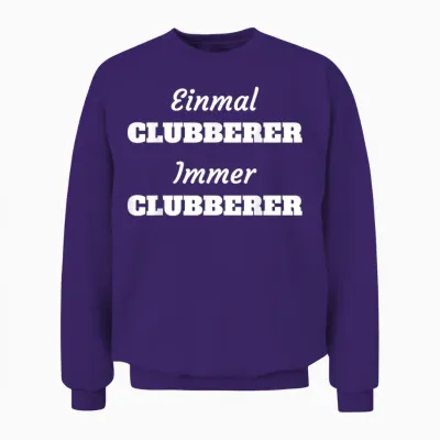 Nürnberg Einmal Clubberer Immer Clubberer Fans Fußball Unisex Sweatshirt - Purple