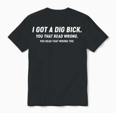 Funny Unisex T-Shirt - Black