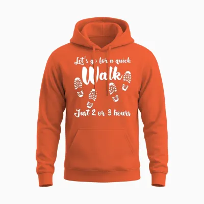 Hiking Outdoor Walk Walking Hike Unisex Hoodie - Orange