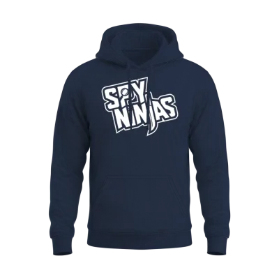Spy Gaming Ninjas - Game Wild with Clay Style Unisex Hoodie - Navy
