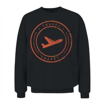 Travel Unisex Sweatshirt - Black