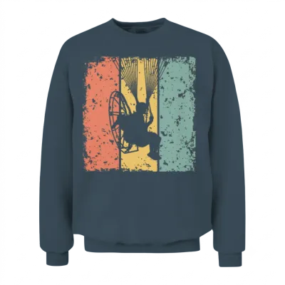 Paramotor Retro Unisex Sweatshirt - Dark Heather