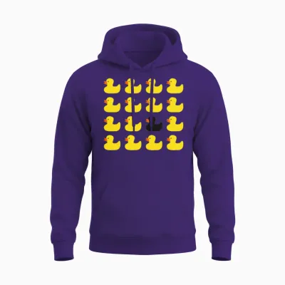 Rubber Duck Unisex Hoodie - Purple