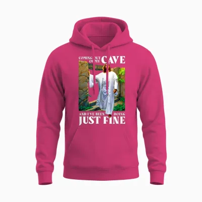 Jesus Kommt Aus Meiner Höhle Und Mir Geht Es Gut Unisex Hoodie - Heliconia