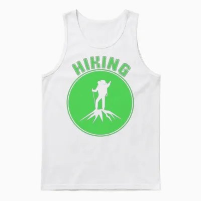 Hiking Unisex Tank Top - White