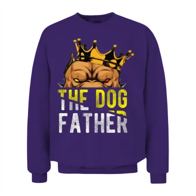 Puppy the Dog Father Dogs Lover Unisex Sweatshirt - Purple