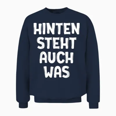 Funny Slogan Unisex Sweatshirt - Navy