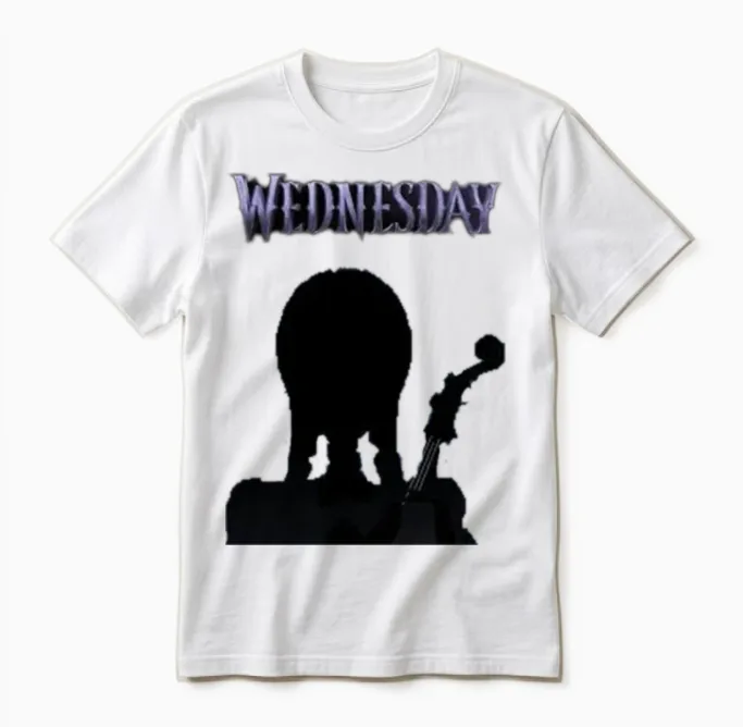 Wensday Unisex T-Shirt in White