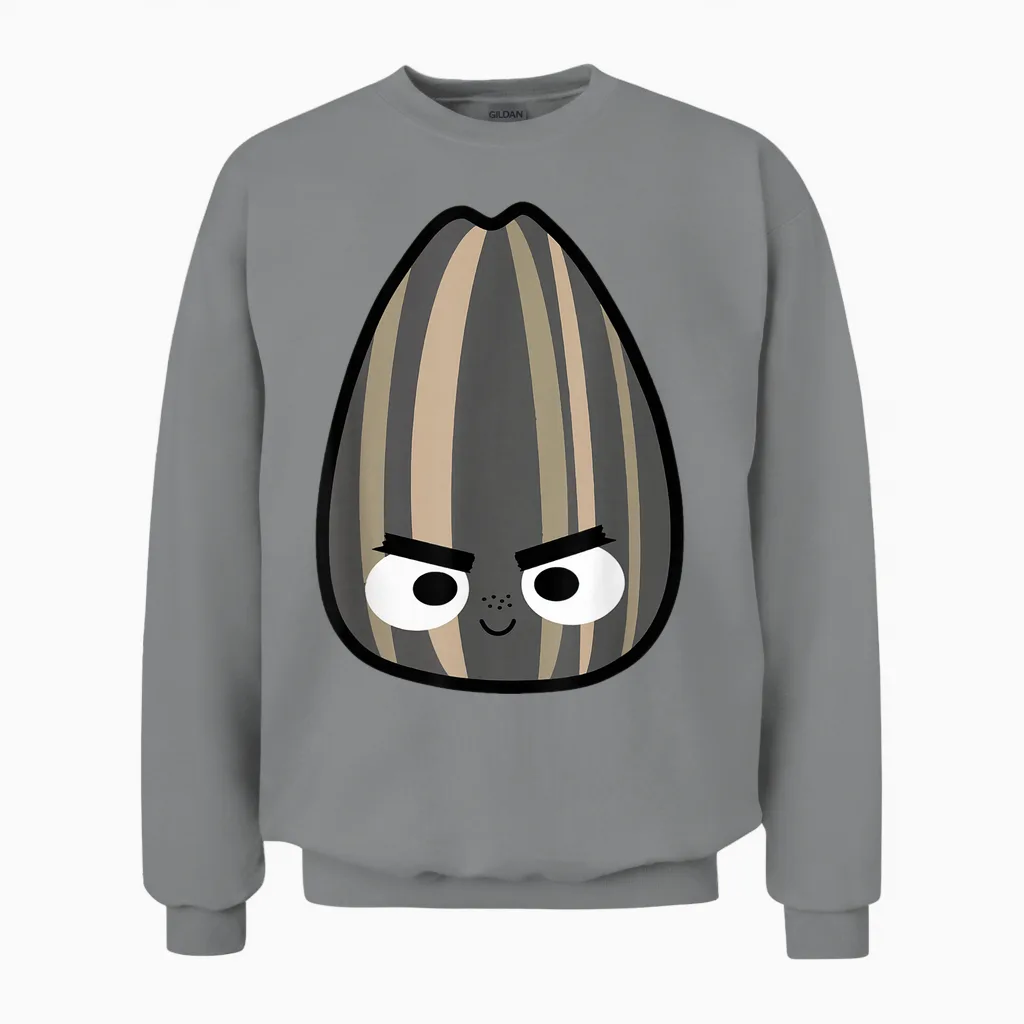 Funny Good Egg Teacher Halloween Costume Group the Bad Seed Unisex Sweatshirt in Sport Grey
