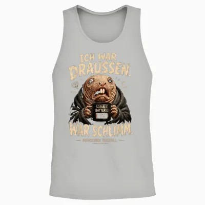 Sarkasmus Ironie Sarkastischer Spruch Humor Lustig Sarkasmus Unisex Tank Top - Ash
