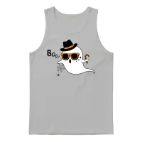 Funny Boo Unisex Tank Top - Ash – 1