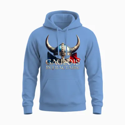 Patriotic Gaul Refractory Patriotic Patriotic Patriotic Unisex Hoodie - Carolina Blue