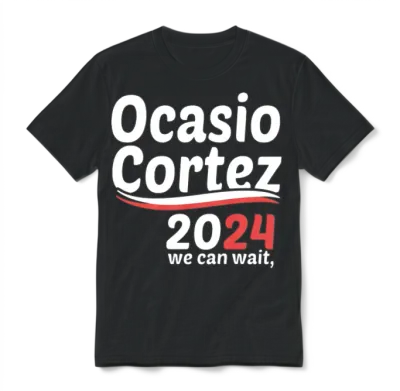 Ocasio Cortez 2024 Unisex T-Shirt - Black