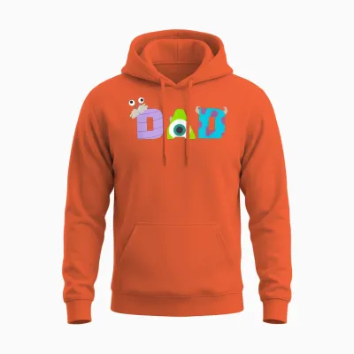 Disney and Pixar’s Monsters, Inc. Dad Father’s Day Birthday Unisex Hoodie - Orange