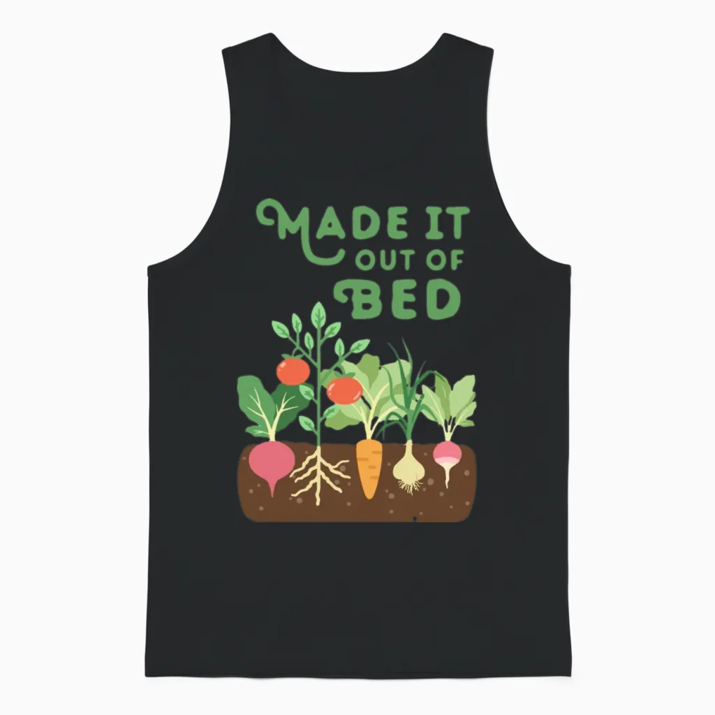 Gardener Plants Flower - Floral & Botanical Unisex Tank Top in Black