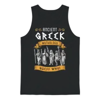 Greek Mythology Ancient Greek Mythology History Unisex Tank Top - Black – 1