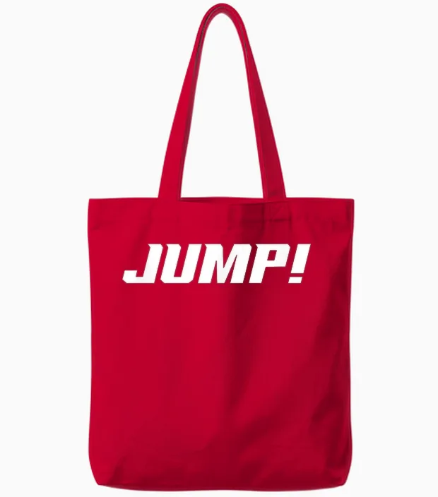 Jump! | K-Pop Tote Bags in Red