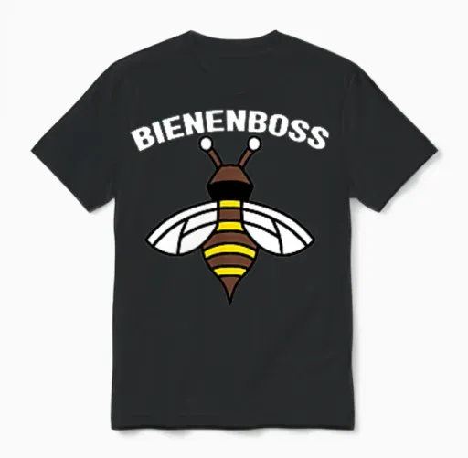 Bienenboss Lustig Imker Biene Honig Bienenzüchter Männer Unisex T-Shirt in Black