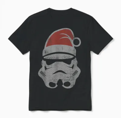 Star Wars Christmas Stormtrooper Holiday Unisex T-Shirt - Black