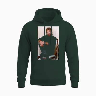 Chuck Norris Way of the Dragon Schauspieler & Kampfsport-Experte Unisex Hoodie - Forest