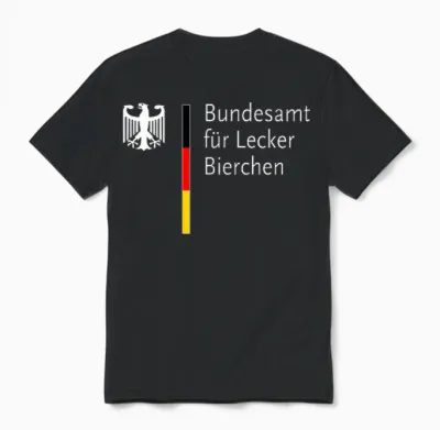 Bundesamt Für Leckerbierchen Beer Bier Unisex T-Shirt - Black