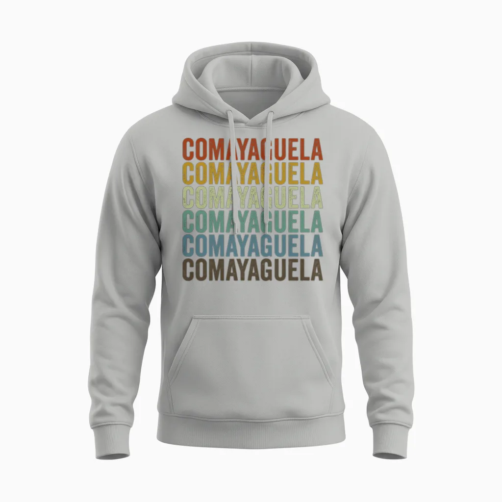 Comayaguela Honduras Retro Vintage Unisex Hoodie - Ash