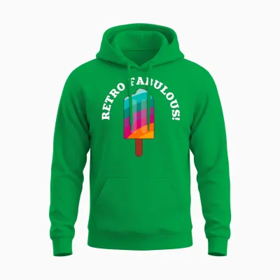 Retro Unisex Hoodie - Irish Green