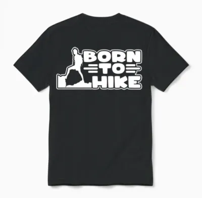 Hiking Rock Climbing Unisex T-Shirt - Black