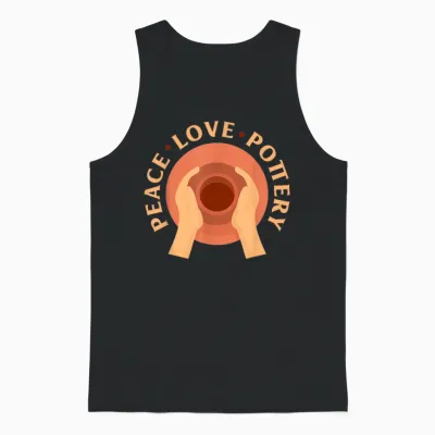 Töpfern Töpferei Töpfer Töpferin Lustiges Töpfern Unisex Tank Top - Black