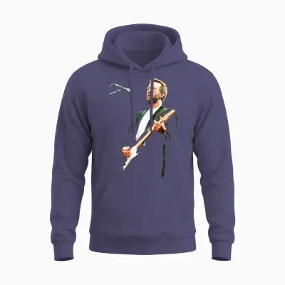 Guitarist Eric Clapton Blues Live Sheffield 1993 Unisex Hoodie - Heather Sport Dark Navy