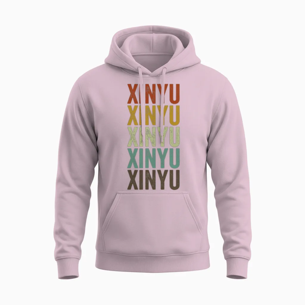 Xinyu China Retro Vintage Unisex Hoodie - Light Pink