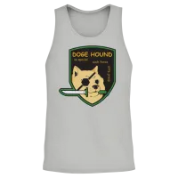Doge Hound Metal Gear Solid T-Shirts Unisex Tank Top - Ash – 2