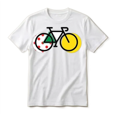 Tour France 2023 / Bike Race Unisex T-Shirt - White