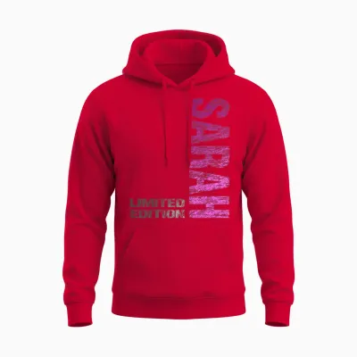 Sarah Name Vorname Mädchen Frau Geburtstag Unisex Hoodie - Red