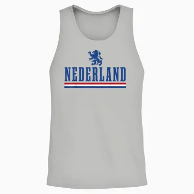 Niederlande Holland Niederländische Flagge Unisex Tank Top - Ash