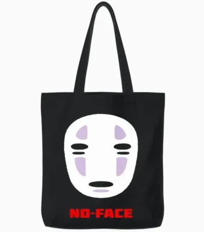 Funny Mask No Mask Tote Bags - Black