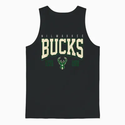 Offizieller Nba-Battle-Test Der Milwaukee Bucks Unisex Tank Top - Black