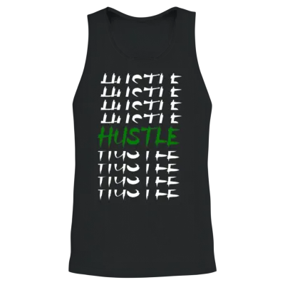 Hustle Unisex Tank Top - Black