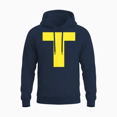 Lettre T Costume Drôle De Tamia Pour Carnaval Unisex Hoodie - Navy