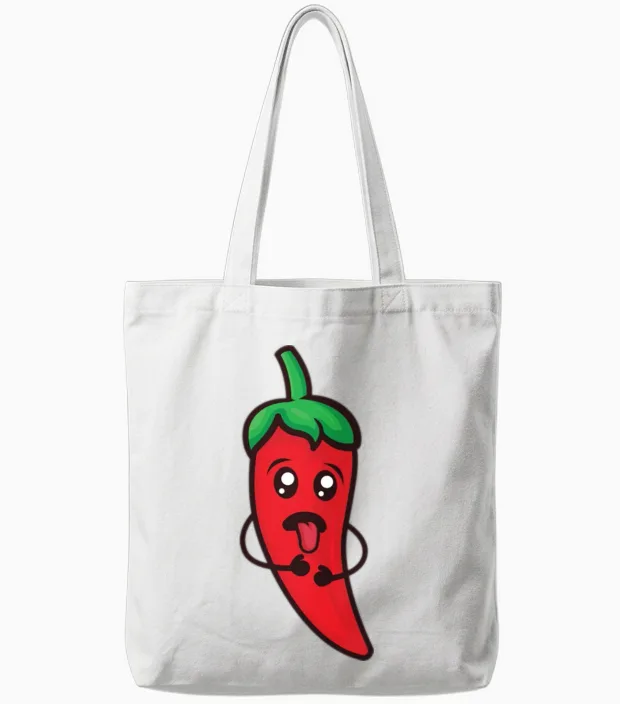 Blok the Funny Tote Bags in White